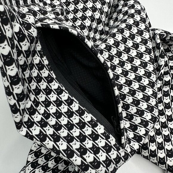 Betabrand Women NWT White Catstooth Skinny-Leg Pencil Dress Yoga Pant XS Petite - Picture 5 of 15